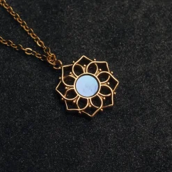 Holzkern Composition Ketting|DAMES Kettingen|Sieraden
