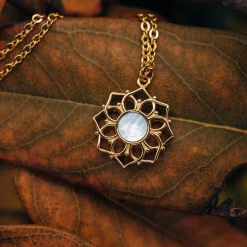 Holzkern Composition Ketting|DAMES Kettingen|Sieraden