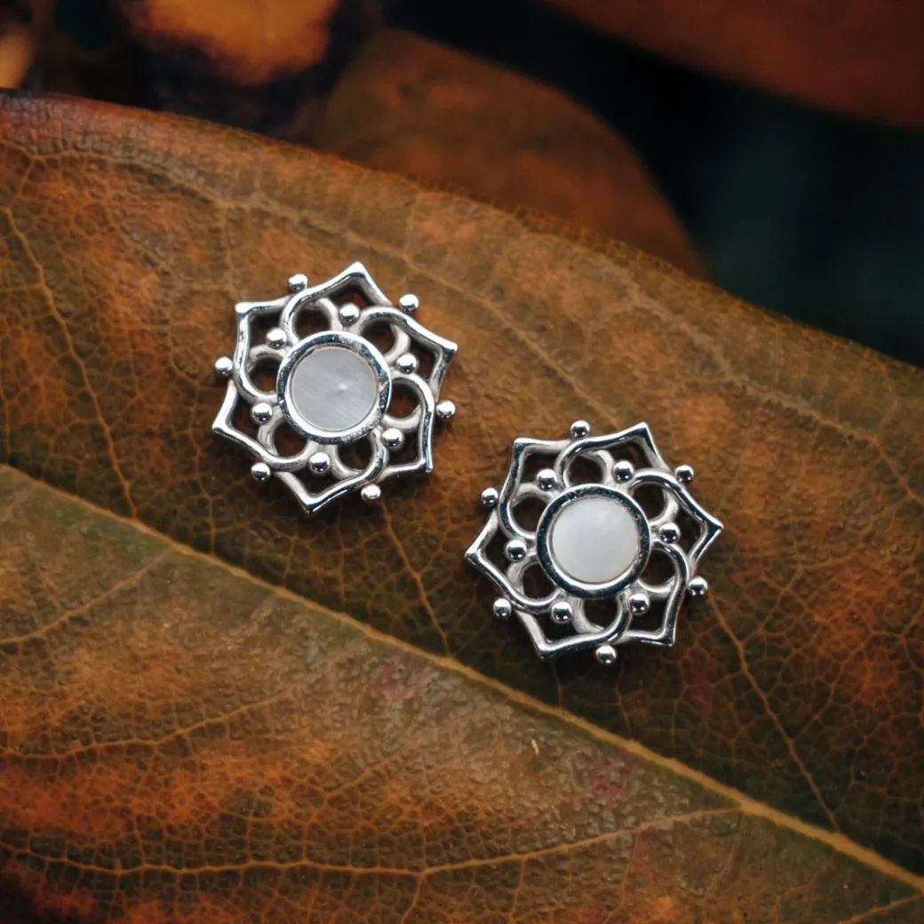 Holzkern Composition Oorbellen|DAMES Oorbellen|Sieraden