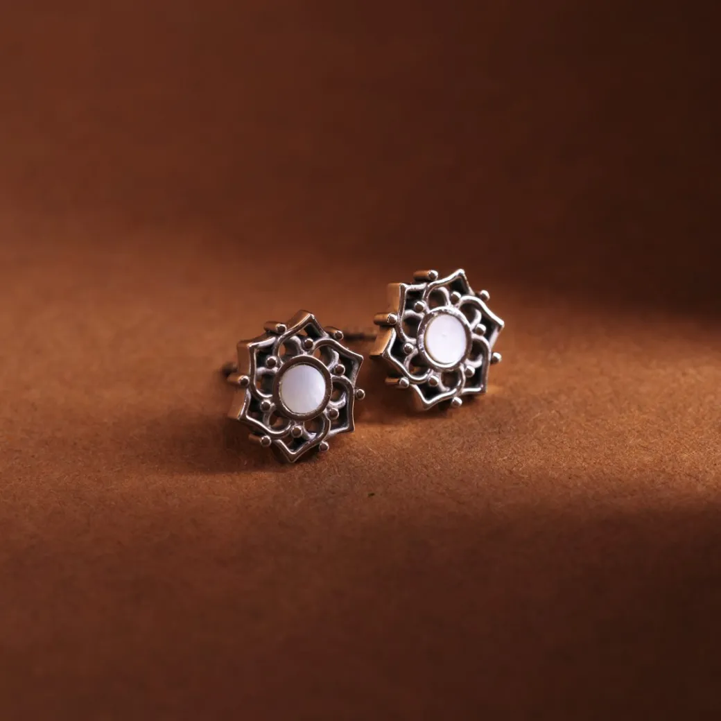 Holzkern Composition Oorbellen|DAMES Oorbellen|Sieraden