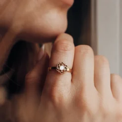 Holzkern Composition Ring|DAMES Ringen|Sieraden