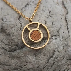 Holzkern Concentric Ketting|DAMES Sieraden|Kettingen