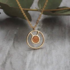 Holzkern Concentric Ketting|DAMES Sieraden|Kettingen
