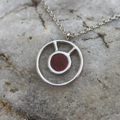 Holzkern Concentric Ketting|DAMES Kettingen|Sieraden