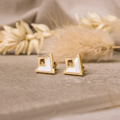 Holzkern Conceptual Oorbellen|DAMES Oorbellen|Sieraden