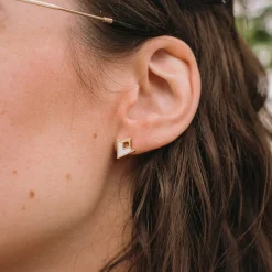 Holzkern Conceptual Oorbellen|DAMES Oorbellen|Sieraden