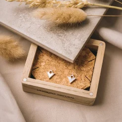 Holzkern Conceptual Oorbellen|DAMES Oorbellen|Sieraden