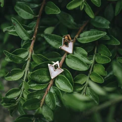 Holzkern Conceptual Oorbellen|DAMES Oorbellen|Sieraden