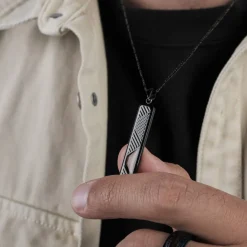 Holzkern Derivate Ketting|Heren Kettingen|Sieraden