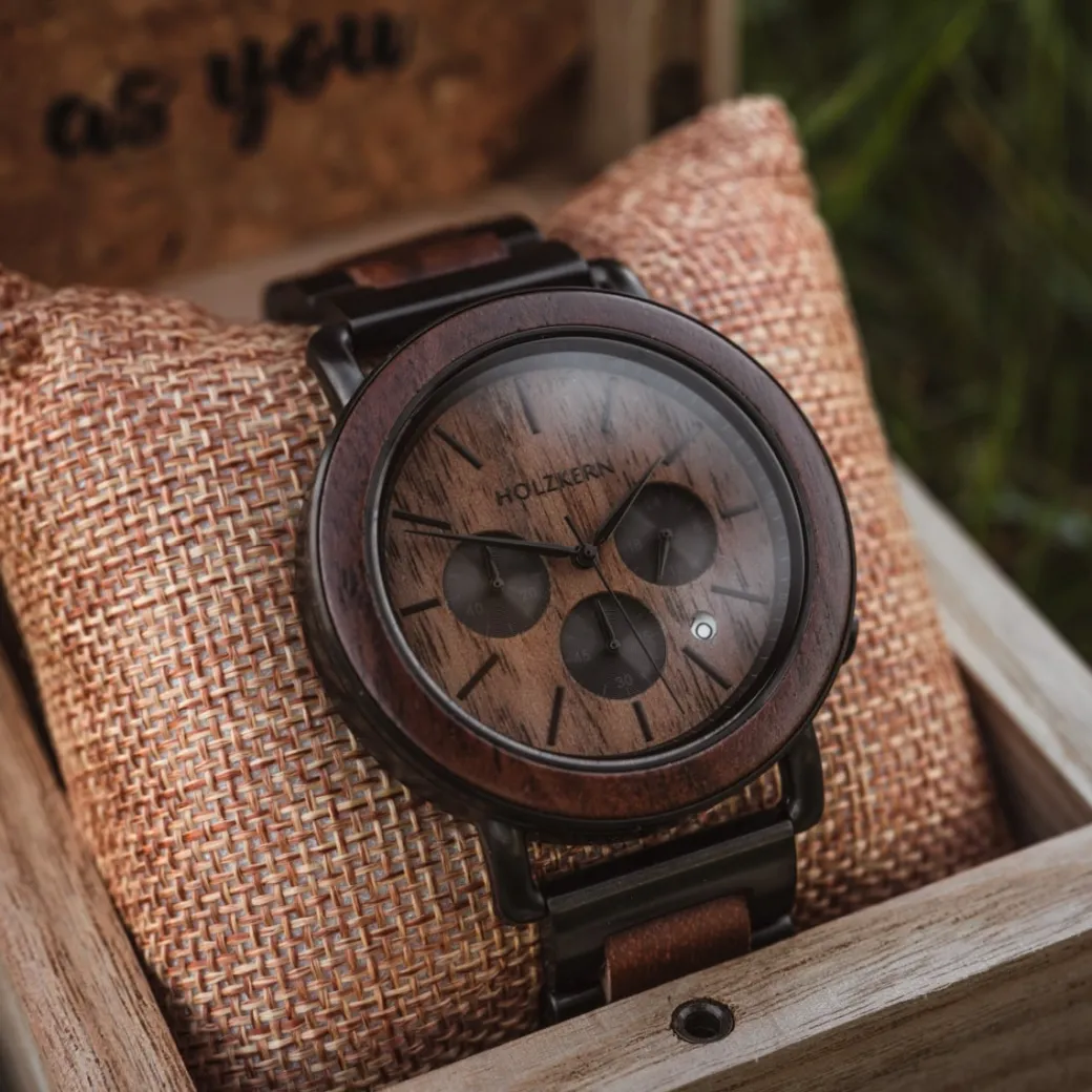 Holzkern Dusk|Heren Horloges