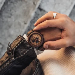 Holzkern Dusk|Heren Horloges