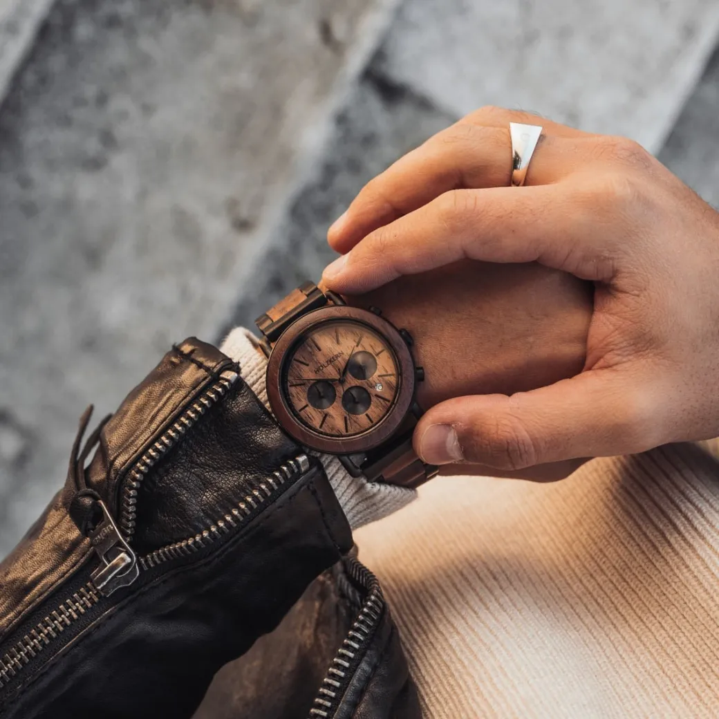 Holzkern Dusk|Heren Horloges