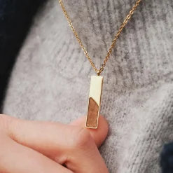 Holzkern Ephemera Ketting|DAMES Kettingen|Sieraden