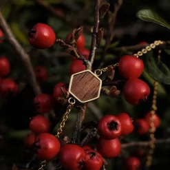Holzkern Facade Armband|DAMES Armbanden|Sieraden