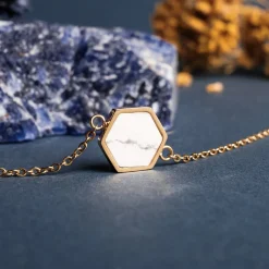 Holzkern Facade Armband|DAMES Armbanden|Sieraden