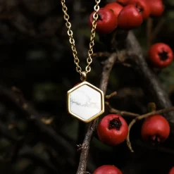Holzkern Facade Ketting|DAMES Kettingen|Sieraden