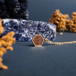 Holzkern Facade Ketting|DAMES Kettingen|Sieraden
