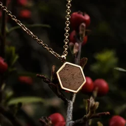 Holzkern Facade Ketting|DAMES Kettingen|Sieraden