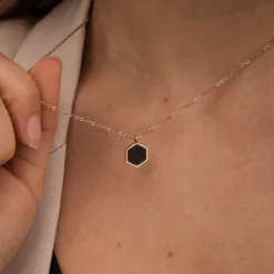 Holzkern Facade Ketting|DAMES Kettingen|Sieraden