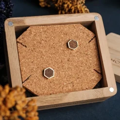 Holzkern Facade Oorbellen|DAMES Oorbellen|Sieraden