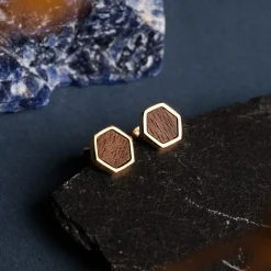 Holzkern Facade Oorbellen|DAMES Oorbellen|Sieraden