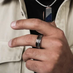 Holzkern Fractional Ring|Heren Ringen|Sieraden