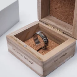 Holzkern Fractional Ring|Heren Ringen|Sieraden