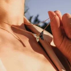 Holzkern Fritillary Ketting|DAMES Kettingen|Sieraden