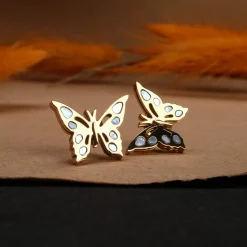 Holzkern Fritillary Oorbellen|DAMES Oorbellen|Sieraden