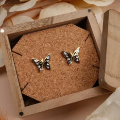 Holzkern Fritillary Oorbellen|DAMES Oorbellen|Sieraden