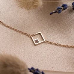 Holzkern Geometric Armband|DAMES Armbanden|Sieraden