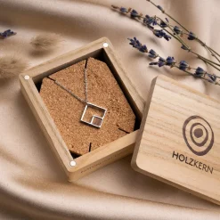 Holzkern Geometric Ketting|DAMES Kettingen|Sieraden