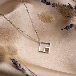 Holzkern Geometric Ketting|DAMES Kettingen|Sieraden