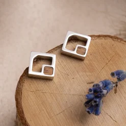 Holzkern Geometric Oorbellen|DAMES Oorbellen|Sieraden