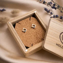 Holzkern Geometric Oorbellen|DAMES Oorbellen|Sieraden