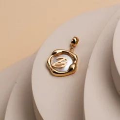 Holzkern Letterbedel A-Z|DAMES Charms|Sieraden