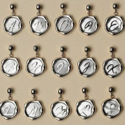 Holzkern Letterbedel A-Z|DAMES Charms|Sieraden