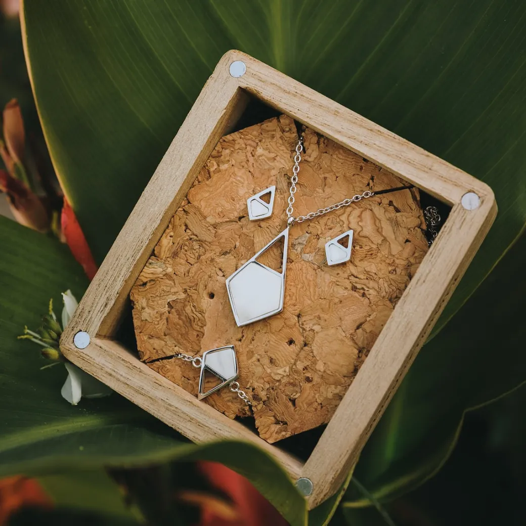 Holzkern Mandala ketting|DAMES Sieraden|Kettingen