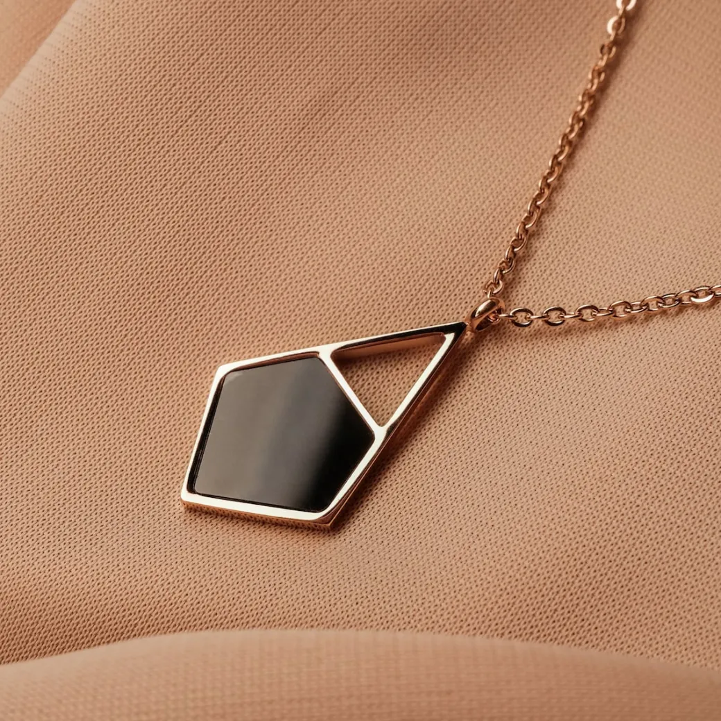 Holzkern Mandala Ketting|DAMES Kettingen|Sieraden