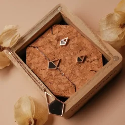 Holzkern Mandala Ketting|DAMES Kettingen|Sieraden