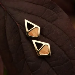 Holzkern Mandala Oorbellen|DAMES Sieraden|Oorbellen