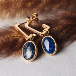Holzkern Mirror Oorbellen|DAMES Oorbellen|Sieraden