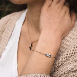 Holzkern Mosaic Armband|DAMES Armbanden|Sieraden