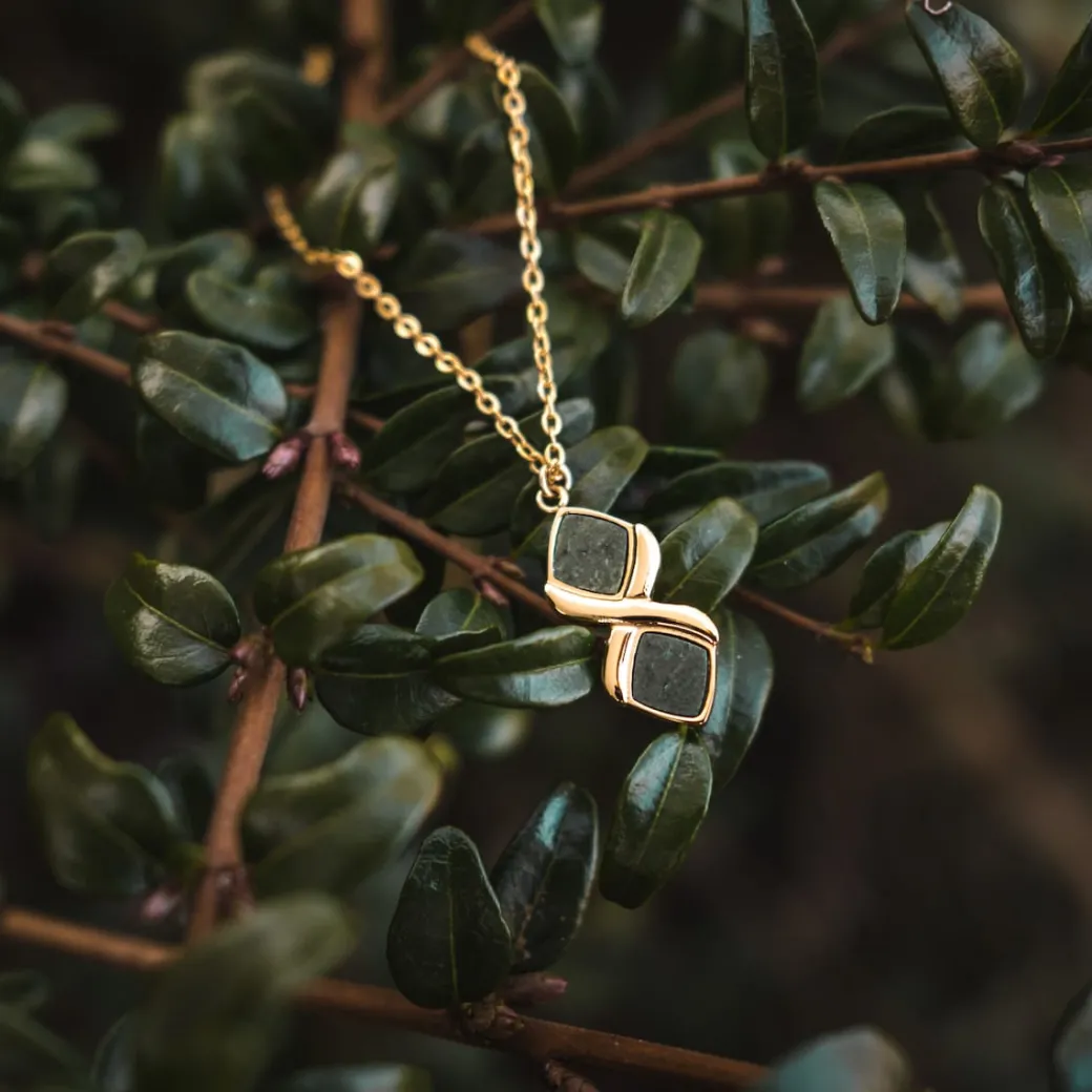 Holzkern Mosaic Ketting|DAMES Kettingen|Sieraden