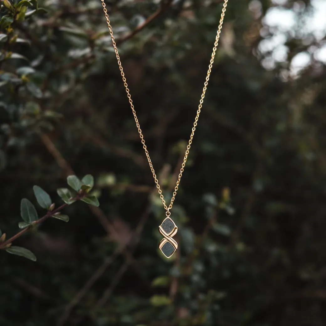 Holzkern Mosaic Ketting|DAMES Kettingen|Sieraden