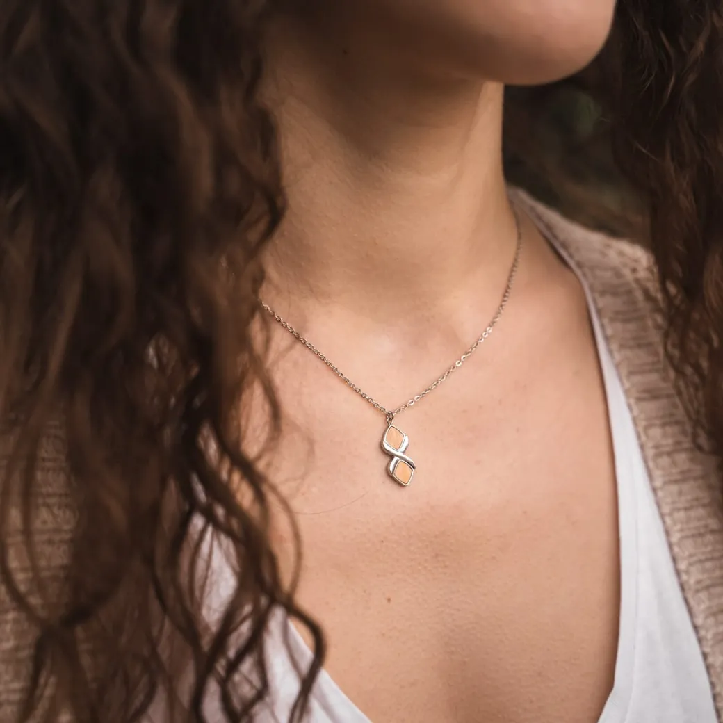 Holzkern Mosaic Ketting|DAMES Kettingen|Sieraden