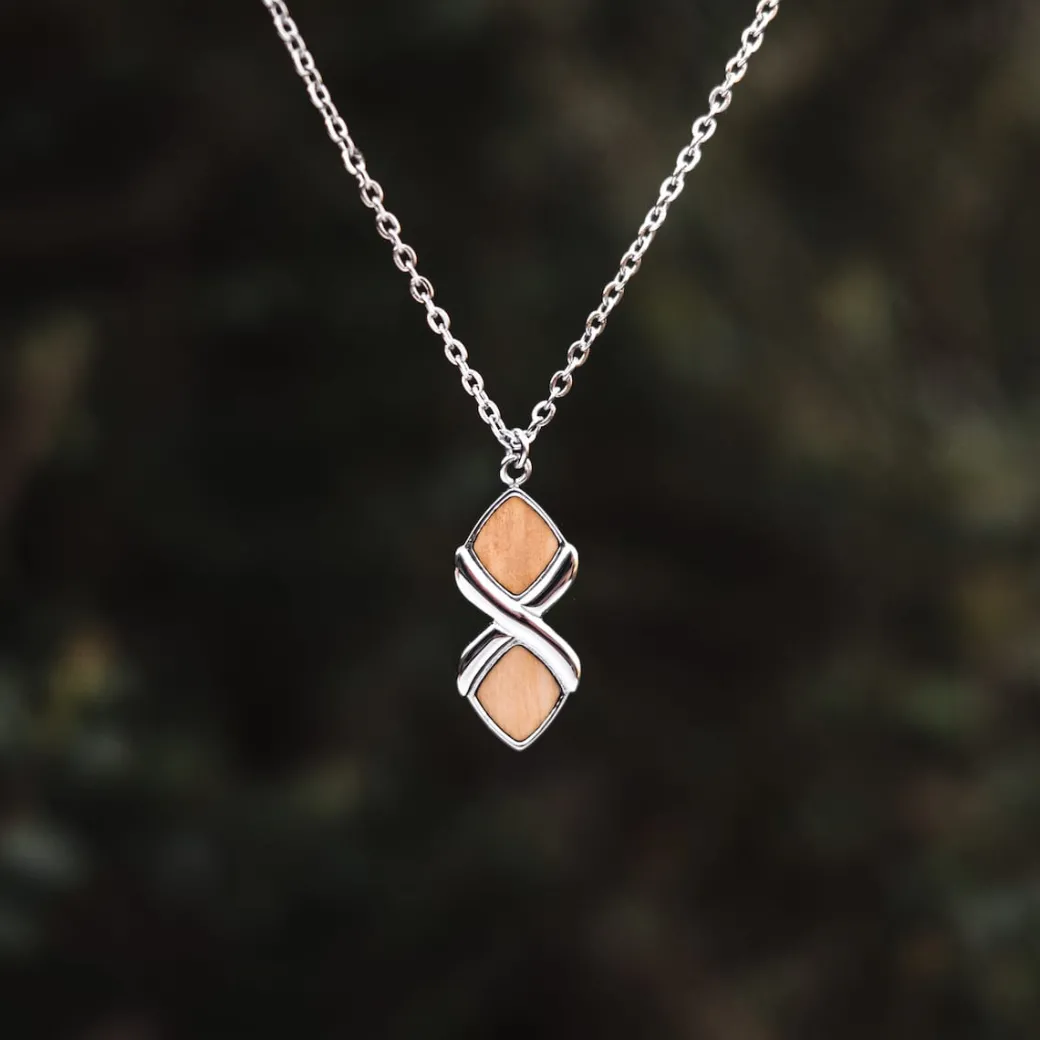 Holzkern Mosaic Ketting|DAMES Kettingen|Sieraden