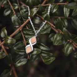 Holzkern Mosaic Ketting|DAMES Kettingen|Sieraden