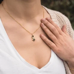 Holzkern Mosaic Ketting|DAMES Kettingen|Sieraden