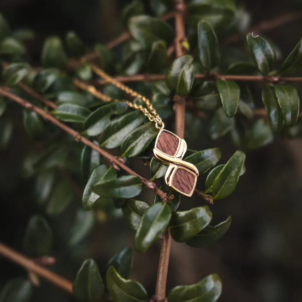 Holzkern Mosaic Ketting|DAMES Kettingen|Sieraden